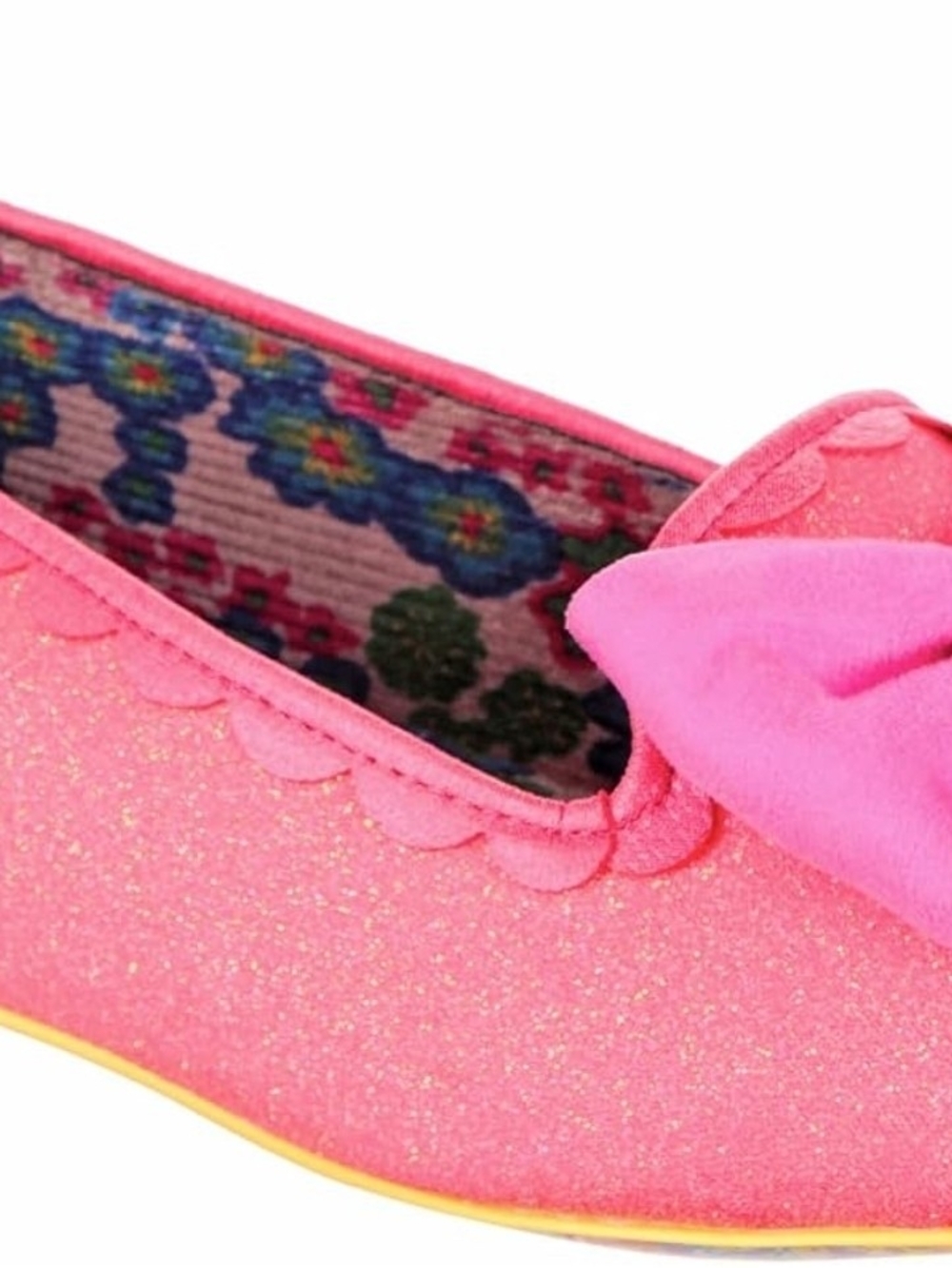 Irregular Choice Majorette Pink EU 40 Wide, Sparkle, Neon, Disney, Retro Bow NWT - Picture 2 of 11